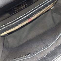 Pre Owned Burberry Black Leather Camberley Small Tote and Shoulder Bag