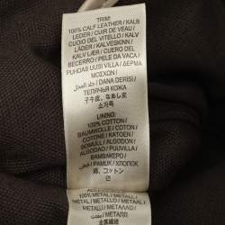 Pre Owned Burberry Northfield Beige/Off-White Smoke Check Coated Canvas and Leather Tote