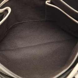 Pre Owned Burberry Northfield Beige/Off-White Smoke Check Coated Canvas and Leather Tote