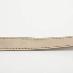 Pre Owned Burberry Northfield Beige/Off-White Smoke Check Coated Canvas and Leather Tote