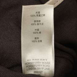 Pre Owned Burberry Northfield Beige/Off-White Smoke Check Coated Canvas and Leather Tote