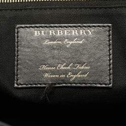 Pre Owned حقيبة يد بربري كنتربري صغيرة قماش وكوكو كاروها بيتشي/بني