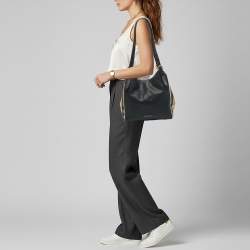 Pre Owned حقيبة يد بربري كنتربري صغيرة قماش وكوكو كاروها بيتشي/بني