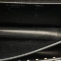 Pre Owned Burberry TB Studded Ramadan Exclusive Small Black Leather Shoulder Bag