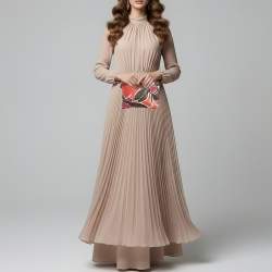 Pre Owned Burberry Multicolor Printed Leather Flat Pouch