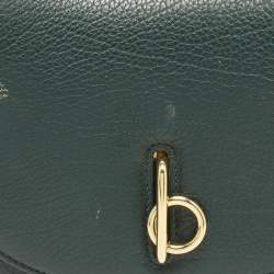 مملوكة مسبقًا حقيبة كروس بودي بربري جلد أخضر روكينغ هورس