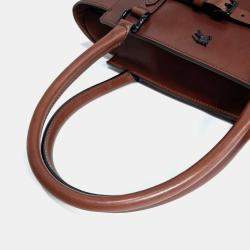 Pre Owned Burberry Multicolor Coated Canvas tote bag