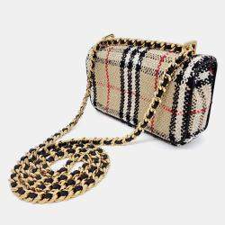 مملوكة مسبقًا حقيبة برابري روللا بوكل قماش متعدد الألوان ميني