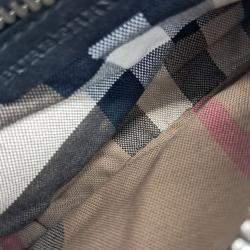 Pre Owned Burberry Black Leather Mini Crossbody Bag