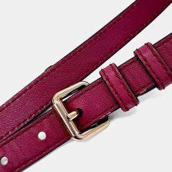 Pre Owned Burberry Multicolor Canvas Tassel Susanna Mini Hobo Bag