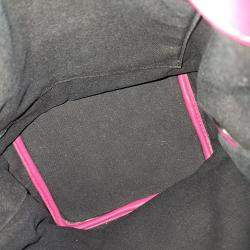 Pre Owned Burberry Multicolor Canvas Tassel Susanna Mini Hobo Bag