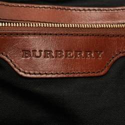 مملوكة مسبقًا Burberry Canterbury Brown/Beige House Check Canvas and Leather Tote