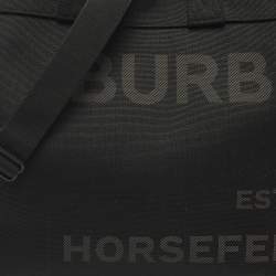 مملوكة مسبقًا Burberry Ormond Logo Black Canvas Tote