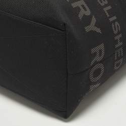مملوكة مسبقًا Burberry Ormond Logo Black Canvas Tote