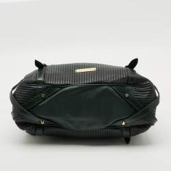 مملوكة مسبقًا Burberry Belted Green Ombre Quilted Leather Tote