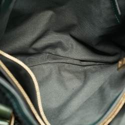 مملوكة مسبقًا Burberry Belted Green Ombre Quilted Leather Tote