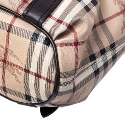 مملوكة مسبقًا حقيبة بربري نورث فيلد هاي ماركت بيج كانفاس مقوى صغيرة