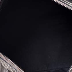 مملوكة مسبقًا حقيبة بربري مزينة حليات جلد لامع ميتاليك و كانفاس مقوى مطبوع نقشة مربعات نوفا بيج