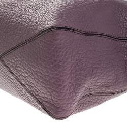 Pre Owned Burberry Lilac Leather Medium Dewsbury Tote 
