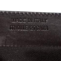 مملوكة مسبقًا Burberry Brown Canvas Leather Horse Ferry Check Boston Bag