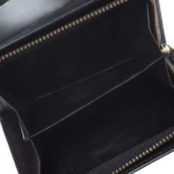 مملوكة مسبقًا Burberry Black Leather Compact Wallet