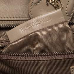 Pre Owned حقيبة بربري مانور صغيرة مانور جلد مبطن بيج 