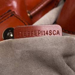 Pre Owned حقيبة كتف بربري أربطة سويدي وجلد وجلد ثعبان بنية