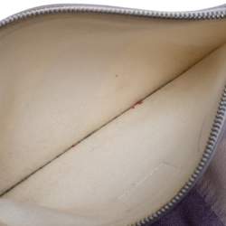 Pre Owned Burberry Purple Canvas Large Canterbury Tote