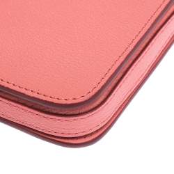 Pre Owned حقيبة كروس بربري سحاب تريبل جلد وردية فاتحة