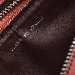 Pre Owned حقيبة كروس بربري سحاب تريبل جلد وردية فاتحة