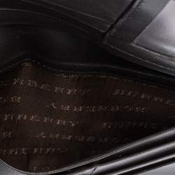 مملوكة مسبقًا محفظة بربري "كونتيننتال" بقلاب جلد و كانفاس مربعات هايماركتبيج و بني