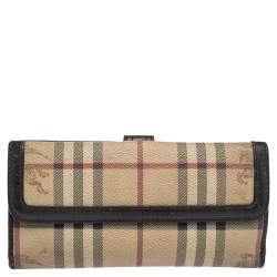 Cloth wallet Burberry Beige in Cloth - 31127311