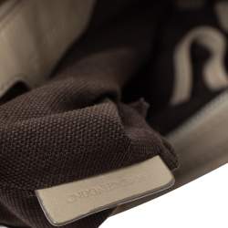 مملوكة مسبقًا Burberry Beige Smoke Check Coated Canvas and Leather Hartham Crossbody Bag