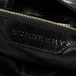 Pre Owned Burberry Black Leather Large Bridle Lynher Tote