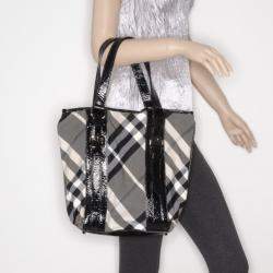 Burberry Lowry Check Tote and Wallet