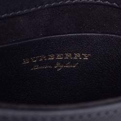 مملوكة مسبقًا Burberry Black Leather Mini DK88 Top Handle Bag