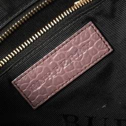 Pre Owned حقيبة كروس بربري هاروغات صغيرة جلد بنفسجي