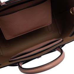 Pre Owned Burberry Pink Leather Small Triple Stud Belt Bag