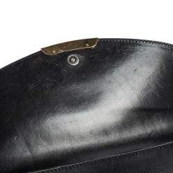 Pre Owned حقيبة كروس بربري كاثرين جلد أسود