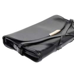 Pre Owned حقيبة كروس بربري كاثرين جلد أسود