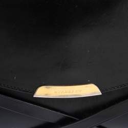 Pre Owned حقيبة كروس بربري كاثرين جلد أسود