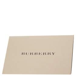مملوكة مسبقًا Burberry Brown/Beige Haymarket Canvas and Leather Double Zip Tote