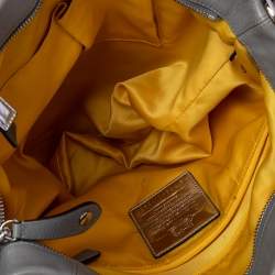 Pre Owned Coach Grey Leather Madison Julianne Tote