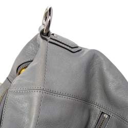 Pre Owned Coach Grey Leather Madison Julianne Tote