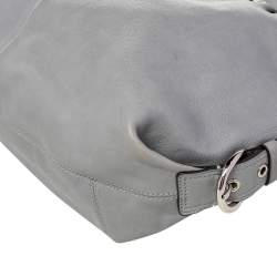 Pre Owned Coach Grey Leather Madison Julianne Tote