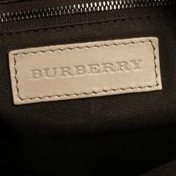 مملوكة مسبقًا حقيبة باولينغ بربري بي في سي كاروهات سموكد بسلسلة متعددة الألوان