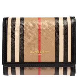 Burberry Lancaster Check Trifold Wallet