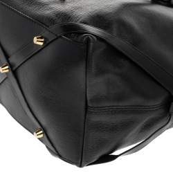 Pre Owned حقيبة يد توتس بربري سالزبوري جلد أسود