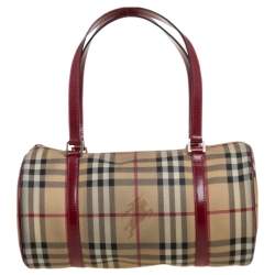 100% authentic Burberry Haymarket Papillon handbag