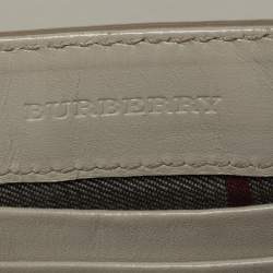 Burberry Beige Leather Tassel Crossbody Bag